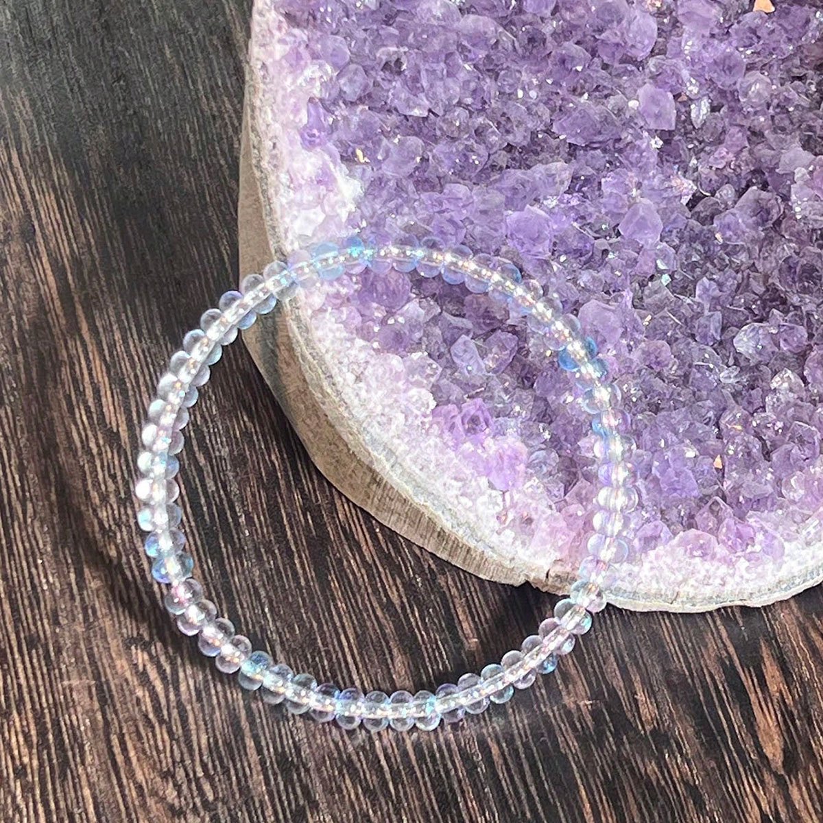 Casual Style Abacus Shaped Bead Bracelet, Symbolizing Hope